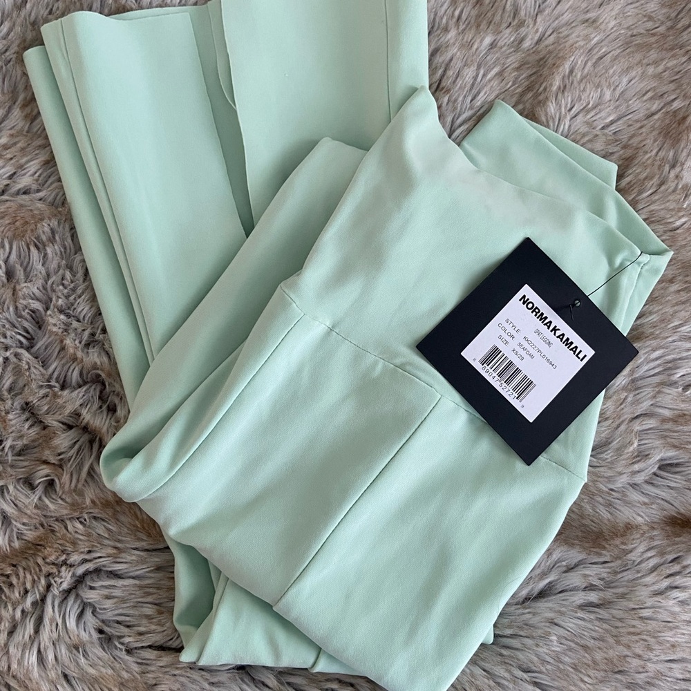 Norma Kamali Spat Legging in seafoam green